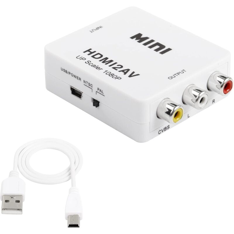 MINKUROW Hdmi Scart Adapter, Scart To Hdmi Converter 1080p Hd