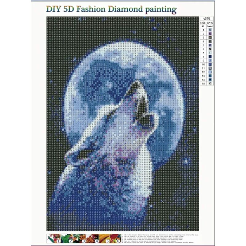 Pittura Diamante 5D, Dipingi Con Strass Da Applicare Su Tela