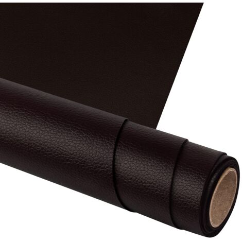 Toppa Autoadesiva In Pelle PU - 50x137 Cm Per Riparazione Divani E Sedie | Verde Scuro, Facile Applicazione