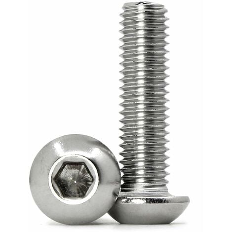 Vite STANDERS testa tonda in acciaio L 20 x Ø 4 mm, 35 pezzi