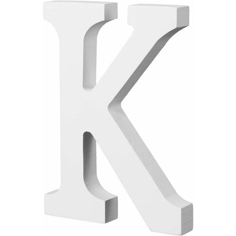 MINKUROW Lettere in Legno da 10 cm, Lettere dell'alfabeto in Legno Naturale Leggero Lettera in Legno per Artigianato, Decorazioni in Legno Finito, Decorazioni per la Parete di Casa, Progetti Fai da Te (1/5)