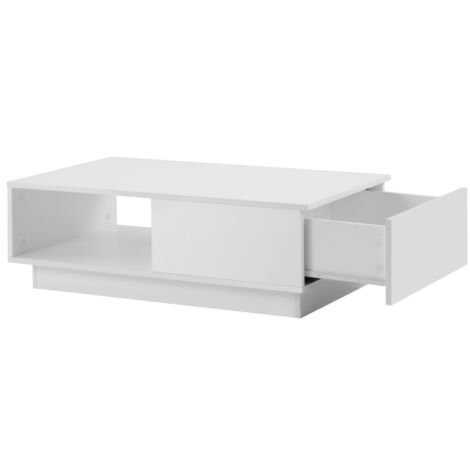 Tavolino Da Salotto Luriso - Tavolino Da Caffè Con Piano Girevole 360°, Design Moderno, Colore Cashmere (70x70x34 Cm)