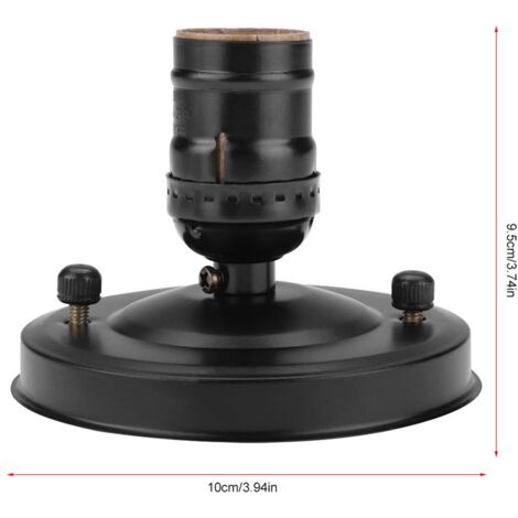 Es E27 Lampadina Presa Lampada Sostegno Ciondolo M10 Edison & Paralume - Foto 3