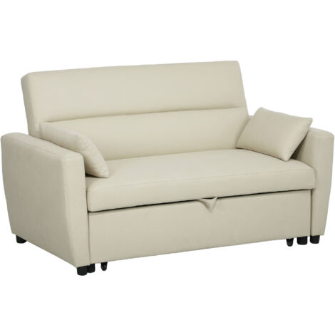COMAX Divano Letto Pieghevole 2 In 1 Per Adulti – Sedia Futon Trasformabile Per Spazi Piccoli – Grigio - 2