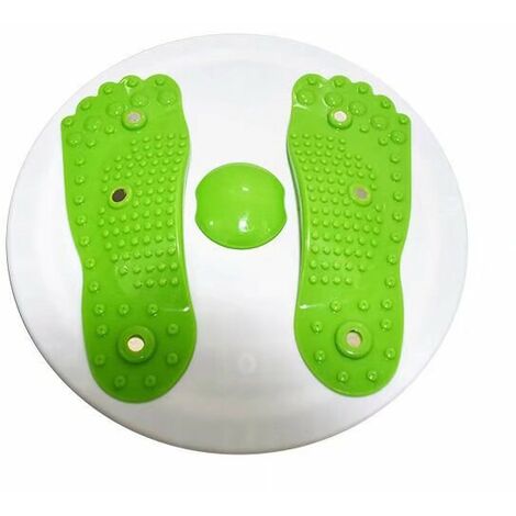 MINKUROW Hip Trainer: Disco Girevole In Vita Fitness Per Vita Sottile, Ø 28 Cm (Giradischi Fitness) Verde (1/4)