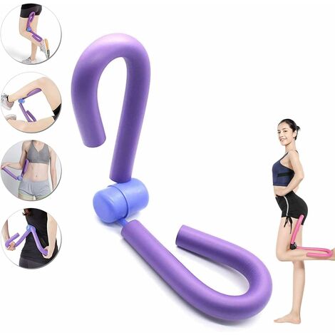 MINKUROW Taglia Cosce, Allenatore Per Cosce, Allenatore Per Gambe, Allenatore Per Gambe Multifunzionale, Cyclette Per Cosce, Allenatore Per Il Corpo (Viola) (1/5)