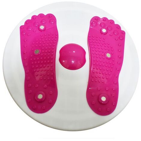 MINKUROW Hip Trainer: Disco Twist Vita Fitness Per Vita Sottile, Ø 28cm (Giradischi Fitness) Rosa Rossa (1/3)