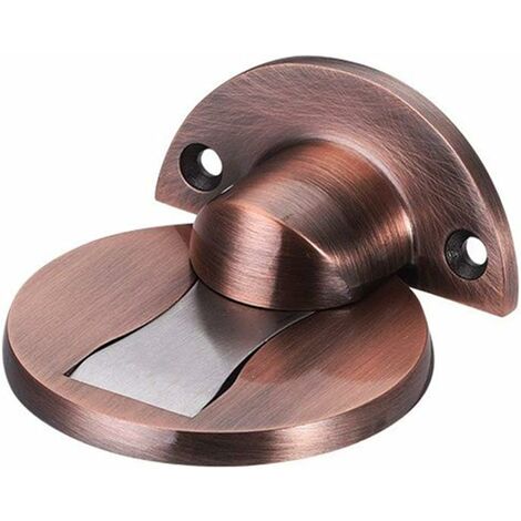 MINKUROW Fermaporta Magnetico In Acciaio Inossidabile 304, Fermaporta In Metallo Spazzolato Con Funzione Soft Lock, Colla Autoadesiva E Viti, Supporto Per Porta Ad Alte Prestazioni Per Home Hotel Rist (1/4)