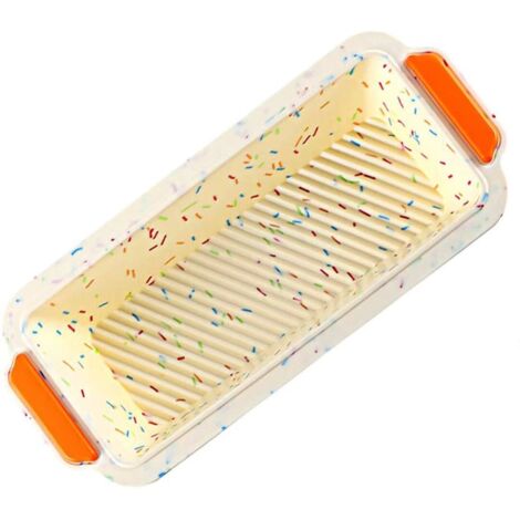 MINKUROW Stampo In Silicone, Stampo Per Pane, Stampo Per Torta Stampo Per Pane Anti, Stampo Adesivo Flexipan-30cm (1/5)