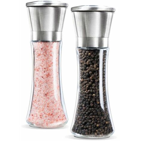 MINKUROW Macina Sale E Pepe, Set Di 2 Macine, Macina Sale E Macina Spezie In Acciaio Inossidabile (1/5)