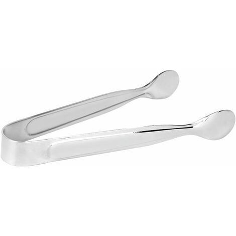 MINKUROW Pinze In Acciaio Inox Pinze Per Servire Da Cucina Pinze Per Barbecue Pinze Per Zucchero 12cm Pinza Per Utensili Da Cucina (Argento) (1/5)