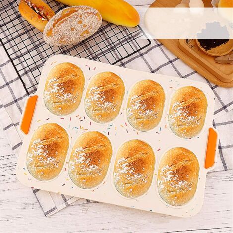 MINKUROW Stampi Per Pagnotte In Silicone Forma Per Cottura Cupcakes Muffin Torte Torte Budino Cottura Antiaderente (Multicolore) (1/5)