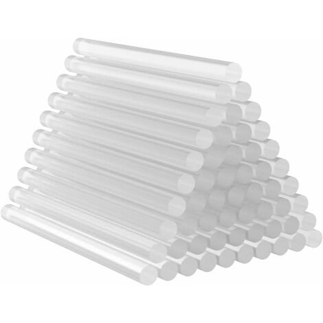 MINKUROW Confezione Da 1 Kg （≈40 Pz） Stick Di Colla A Caldo 260 Mm X 11 Mm (LxP), Stick Di Colla Trasparenti Universali Per Pistola Per Colla A Caldo, Ideali Per Fai Da Te, Artigianato, Hobby (1/5)