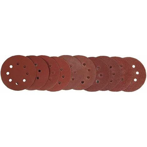 MINKUROW 125 Millimetri Levigatrice Orbitale Casuale Carta Smeriglio Rotonda Disco Abrasivo 40/60/80/100/120/180/240/320/400/800 10 Ghiaia Mista 5 Pollici 8 Fori Ruota Buffer 100 Pz (1/5)
