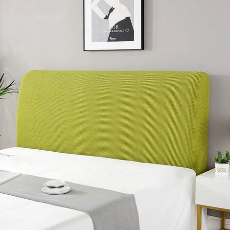MINKUROW Fodere Per Testiera, Fodere Per Testiera Fodere Per Testiera In Tinta Unita Fodera Per Letto Trapuntata Fodera Antipolvere Fodera Per Testiera Elastica All-Inclusive Camera Da Letto Imitazion
