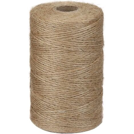 MINKUROW 200 M x 3 Mm Di Iuta Spago, Marrone Naturale Spago Di Iuta Per Giardino Foto Piante Artigianato (1/5)