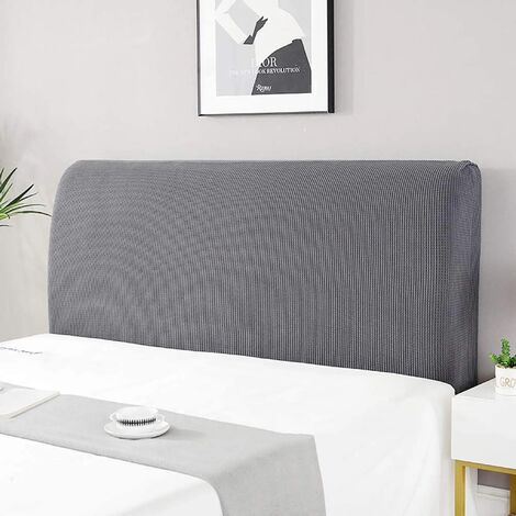 MINKUROW Fodera Per Testiera, Fodera Per Testiera, Fodera Per Testiera Trapuntata A Tinta Unita Antipolvere Fodera Per Testiera Elastica All-Inclusive Camera Da Letto Replica Lan Ruohui Pull 200-220
