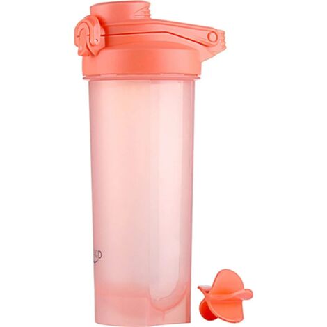 MINKUROW Shaker Per Proteine Con Sfera Di Miscelazione Bottiglia D'acqua Da 700 Ml Shaker Per Proteine Senza Bpa Tazza Per Allenamento Fitness In Palestra (Rosa) (1/5)