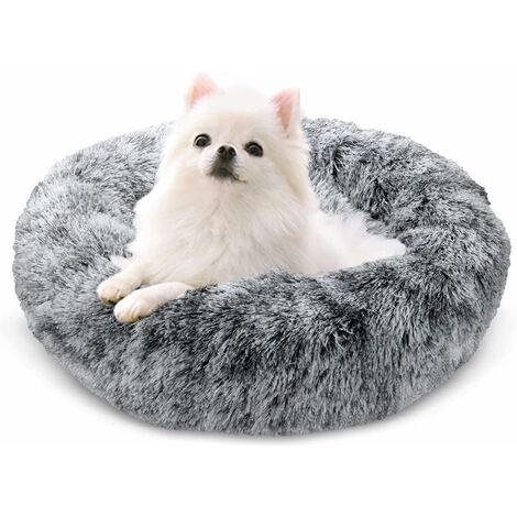 MINKUROW Cuccia Per Gatti, Cuscino Per Cani 60x60 Cm, Cuccia Per Cani A Ciambella, Cuccia Per Cani Di Piccola Taglia, Cuccia Per Cani Media, Lettino Rotondo Per Gatti In Peluche, Lettino Per Cani Lava (1/5)