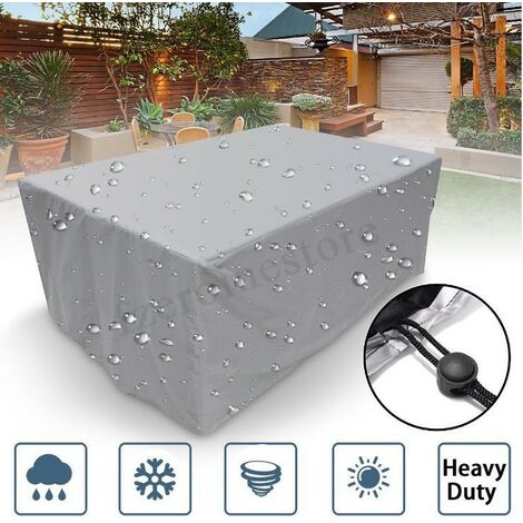 MINKUROW Copertura Per Mobili Da Giardino 210d,100x100x85cm Copertura Per Mobili Da Giardino Impermeabile Copertura Per Tavolo Da Giardino Rettangolare Resistente Allo Strappo Per Mobili Come Tavoli E (1/4)