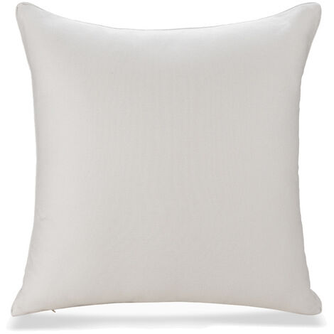 MINKUROW Federa 50 X 50 Cm Cotone+Poliestere (Set Di 2) -Beige- Federa 50 X 50 Cm- Fodera Per Cuscino Resistente E Ipoallergenica 50 X 50cm