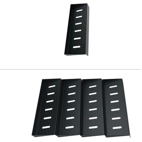 MINKUROW Organizzatore Per Cassetti Per Spezie Da Cucina In Plastica Espandibile A 4 Livelli - Organizzatore Per Cassetti Per Spezie, Organizzatore Per Spezie Per Condimenti-Nero, Nero (1/3)