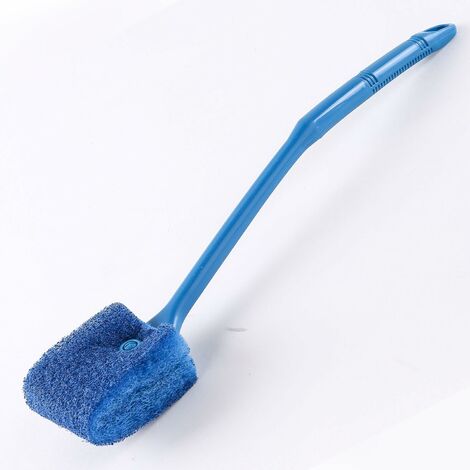 MINKUROW Raschietto Per Alghe Per Acquario Detergente Per Pennelli In Spugna A Doppia Faccia Manico Lungo Scrubber Per Acquari Per Acquari In Vetro E Cucina Domestica