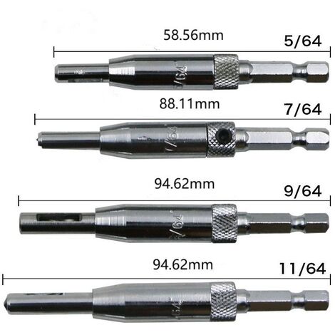 Set 11 Punte Da Trapano Autocentranti Per Cerniere - Per Legno E Falegnameria - Foto 5
