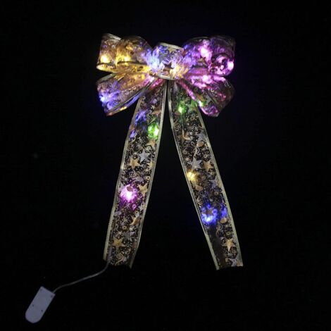 MINKUROW Anelli Natalizi Per Anelli Decorativi Per Albero Di Natale Catena Luminosa A Nastro Natalizio Strisce Luminose A Led Per Decorazioni Per Alberi Di Natale Luce Colorata Dorata (1/5)