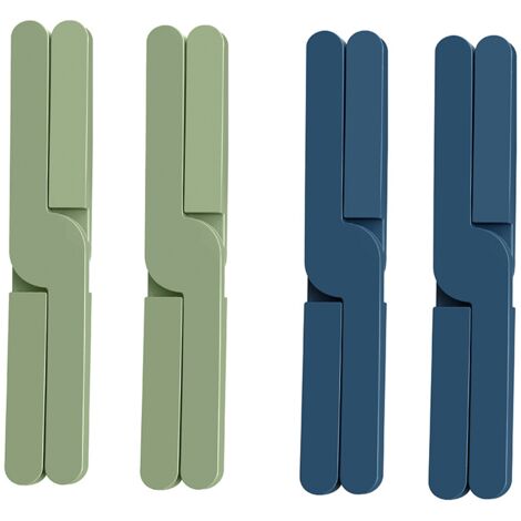 Sottobicchieri In Silicone Resistenti Al Calore - Per Pentole Calde Verde+Blu Navy 4 Pezzi MINKUROW (1/4)