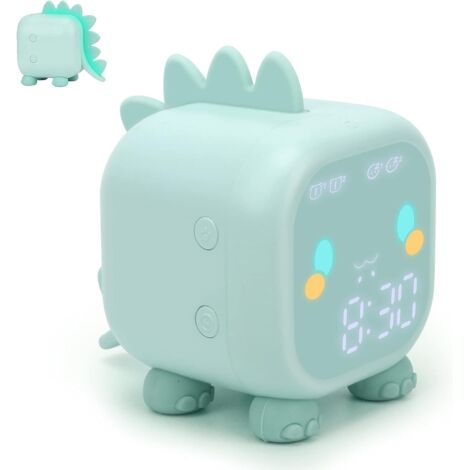 MINKUROW Sveglia Per Bambini, Sveglia Dinosauro Carino Per Bambini-Verde