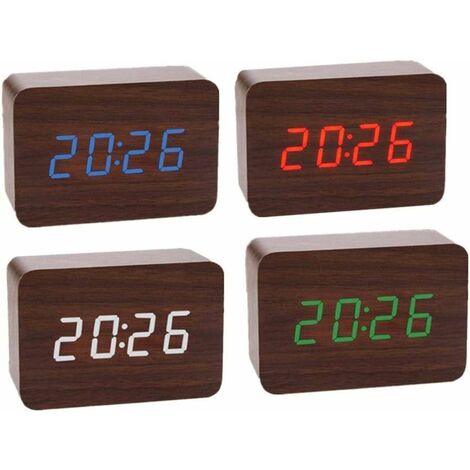 Orologio Digitale Da Per Parete Muro Tavolo Datario Temperatura Display Lcd  - Trade Shop TRAESIO - Idee regalo