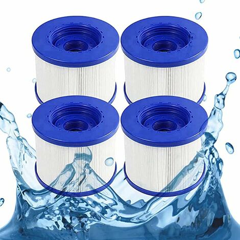 MINKUROW Filtro Spa Spin-On, Filtro Spa Spin-On Gonfiabile Da 60 Mm Per Cartuccia Filtro Piscina Lumix Per Accessori Filtro Spa Infiniti, Per Filtro Spa Clever (4 Pezzi) (1/5)