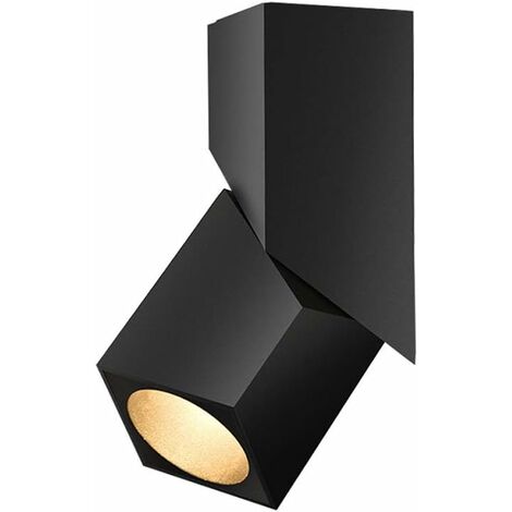 MINKUROW Plafoniere Girevoli A 360° Faretto A Pannocchia Flessibile A 90° Faretto Da Incasso Montato In Superficie 3w Ac 110-240v 3000k Lampadario A Soffitto Per Sala Da Pranzo Con Display In Tessuto (1/5)