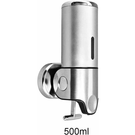 MINKUROW Dispenser Di Sapone A Parete - Dispenser Di Sapone Manuale Per  Cucina, Bagno, Shampoo, Gel Doccia (