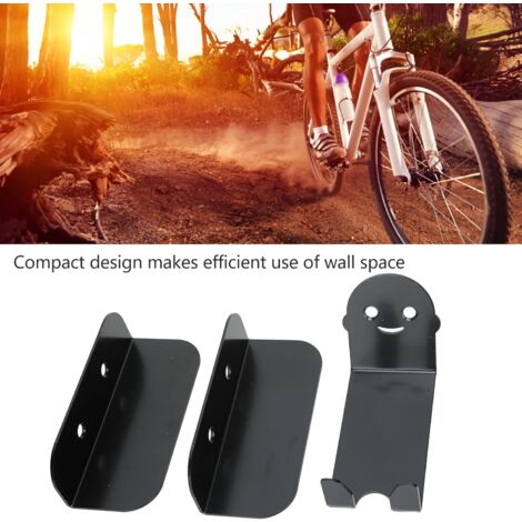 Ganci Da Garage 4 Pezzi | Doppio Gancio Parete | Acciaio Con Rivestimento Gomma - Foto 5