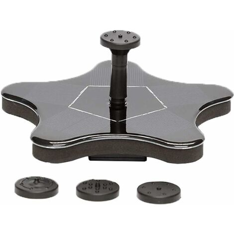 Fontana Solare a Cinque Punti a Forma di Stella - Pompa Solare per Fontana d'Acqua da Giardino, Fontana Solare per Vasca per Uccelli, Ugelli Multipli di Spruzzo d'Acqua, per Giardino, Piscina (1/5)