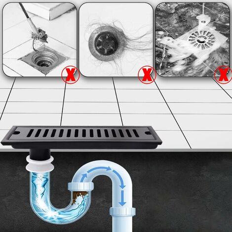 Scolo A Pavimento Per Bagno In Acciaio Inox 100x100 Mm - Griglia Quadrata Anti-odore Per WC, Cucina E Lavanderia