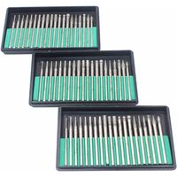 MINKUROW Kit Di Frese Diamantate Per Attacco Per Molatura Rotante In Vetro E Metallo Mandrino Da 1/8", Argento