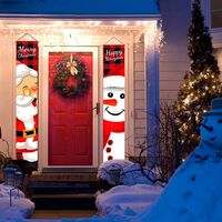 MINKUROW Distico Di Natale, Tenda Di Natale Decorazione Per La Casa Decorazioni Natalizie Decorazioni Per Esterni