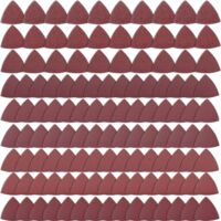 MINKUROW 100 Pezzi Triangolo Abrasivo 80x80x80 Grana 240 Carta Vetrata Per Levigatrice