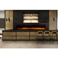 Chimenea electrica de 180 cm. de pared o encastrable