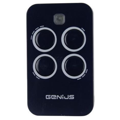 Genius – Télécommande émetteur mural 433.92 MHz – Programmation facile – Compatible motorisations – 4 canaux pour contrôle multiple (1/7)