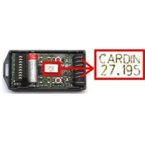 Télécommande CARDIN - S466-TX4 - Bricolage