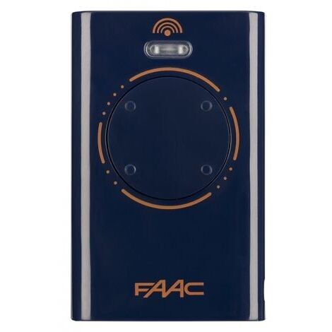 Faac – Télécommande pour motorisations – 4 canaux – Programmation auto-apprentissage – Fréquence 433.92 MHz – Compatible avec portails et portes de garage (1/4)
