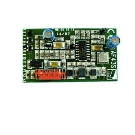 Récepteur radio 868,35 MHz pour motorisation – Alimentation 12V/24V – Compatible télécommandes CAME TOP – Installation facile - AF868