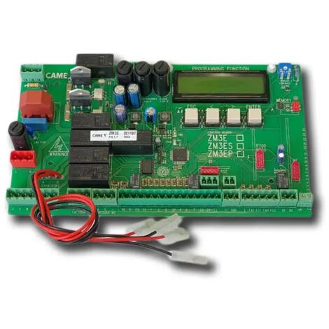 Carte électronique de logique de contrôle pour portail battant – Alimentation 230V – Protection IP54 – Compatible motorisations CAME - 3199ZM3E