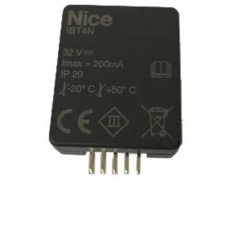 Interface de raccordement IBT4N – Compatible NICE O-VIEW – Connecteur pour contrôleurs R10 – Module pour automatisation portail