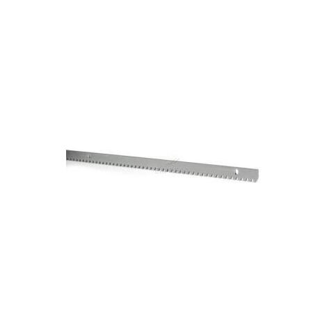 Nice – Crémaillère pour portail coulissant en acier zingué 30 x 8 mm – Longueur 1000 mm – Accessoires inclus – ROA8