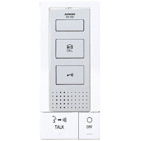 Aiphone – Poste intérieur audio mains libres – Communication intuitive – Étrier métallique pour fixation murale – DB1SD